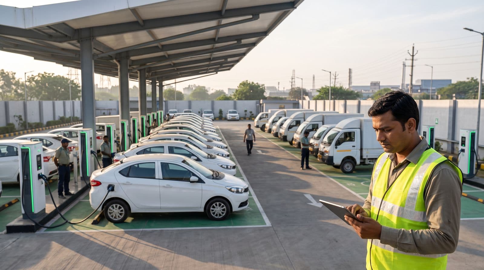 AmpFleet EV charging service